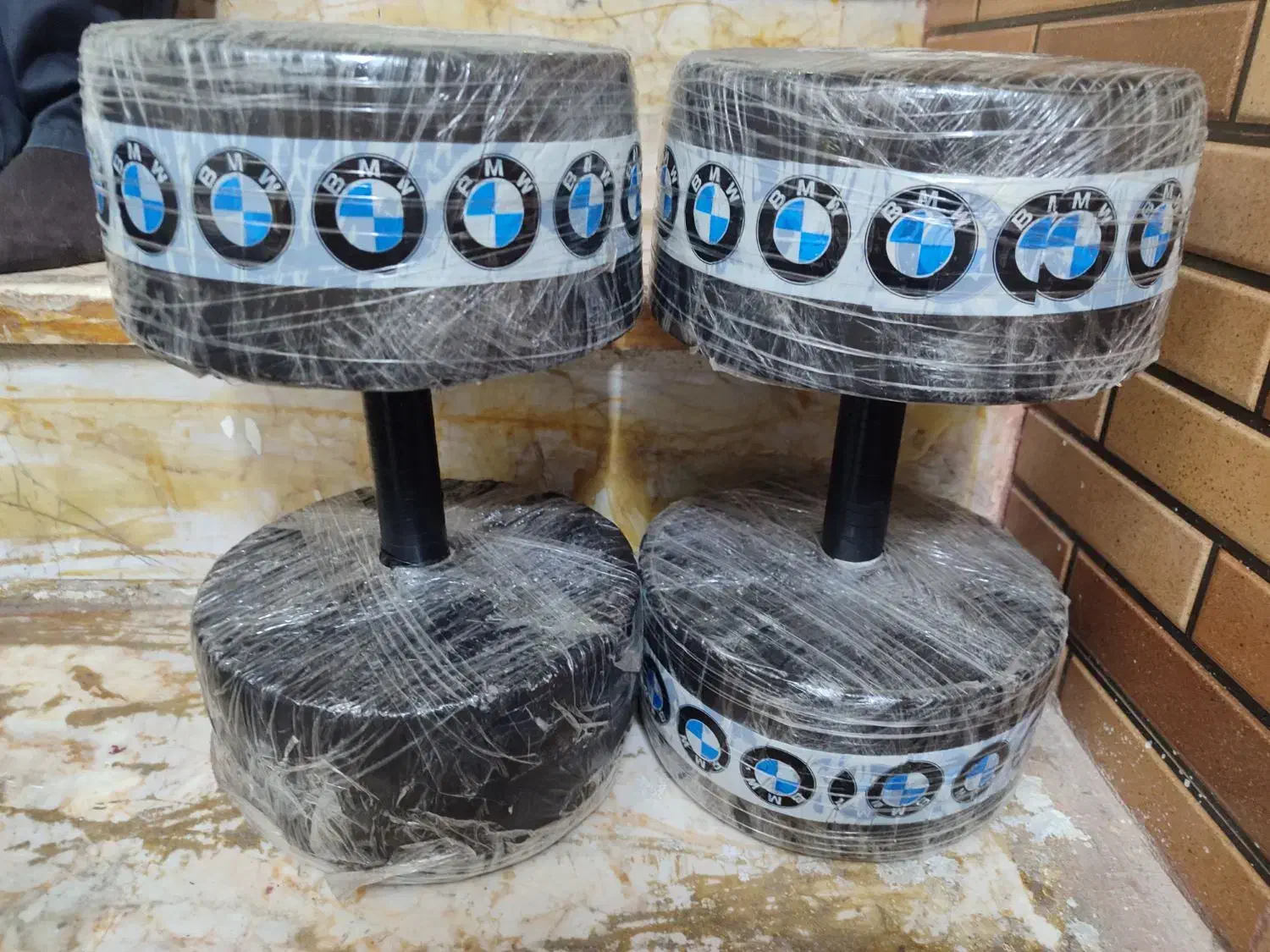 دوتا دمبل20کیلویی (بتنی)|تجهیزات ورزشی|مشهد, ایثارگران|دیوار