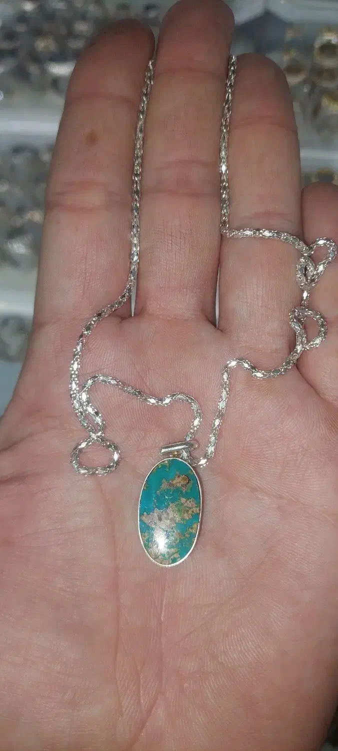 مدال فیروزه اصل نیشابور|جواهرات|مشهد, عنصری|دیوار