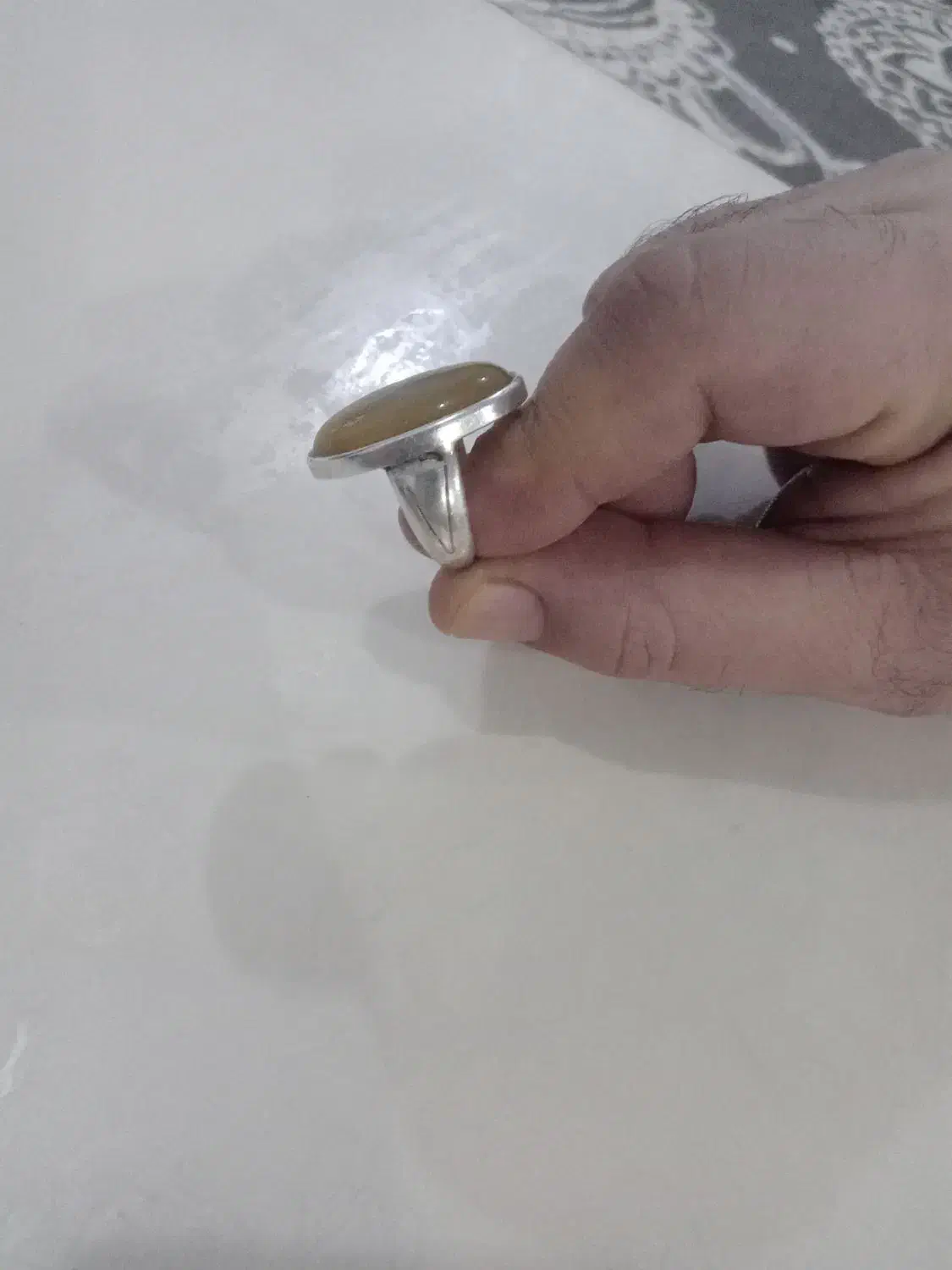 انگشتر مردانه نقره|جواهرات|سقز, |دیوار