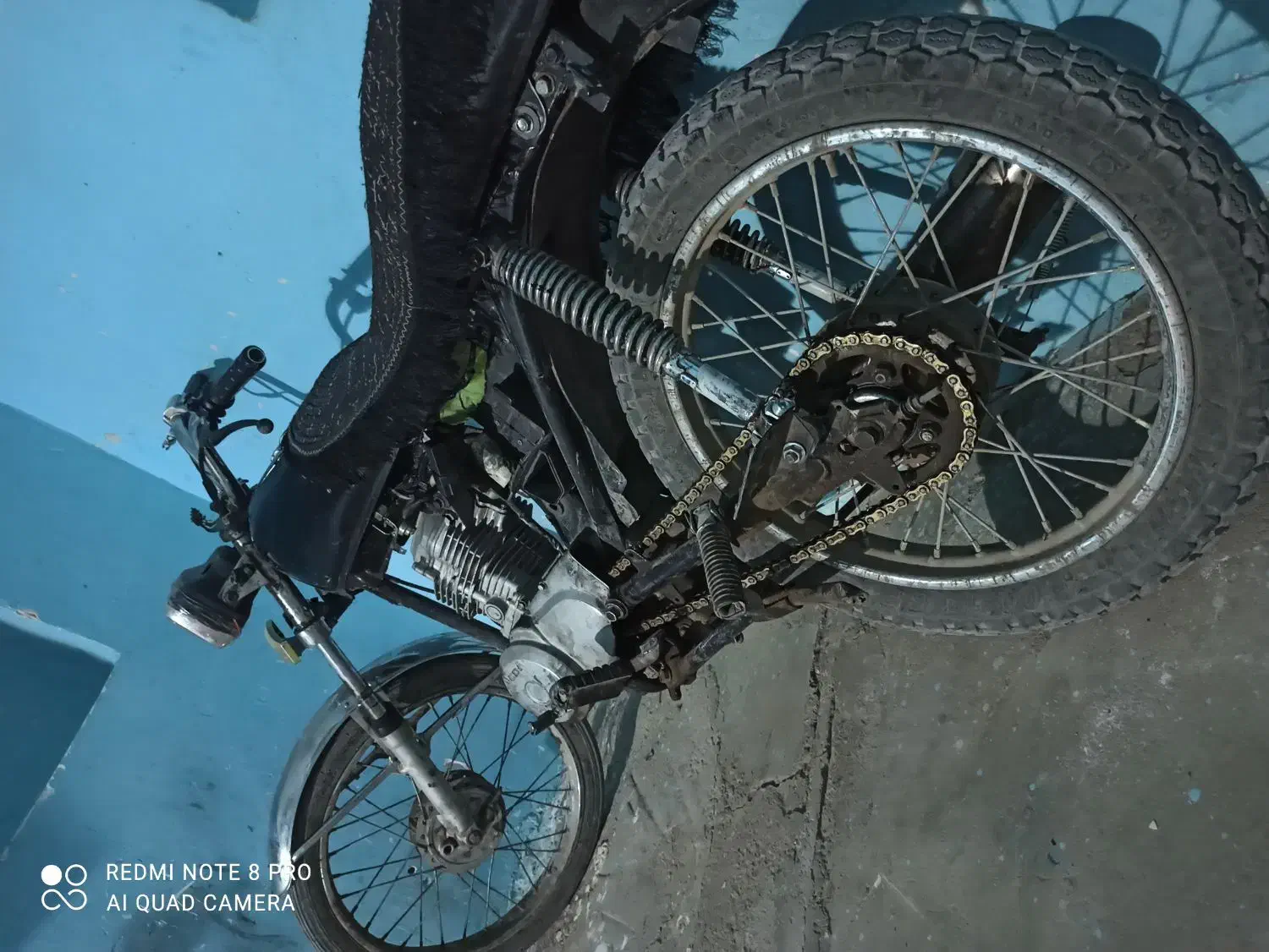 موتور مزایده با کارت پلاک ۱۲۵|موتورسیکلت|خاش, |دیوار