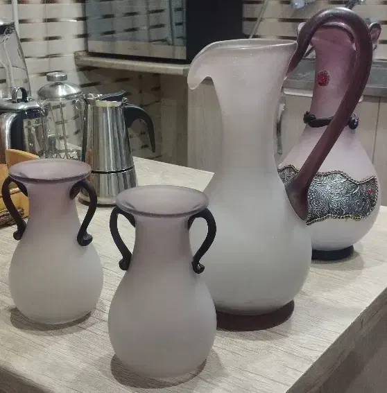 ظروف بلوری پارچ و گلدان بلور|صنایع دستی و سایر لوازم تزئینی|فردیس, شهرک شهید حسینی|دیوار