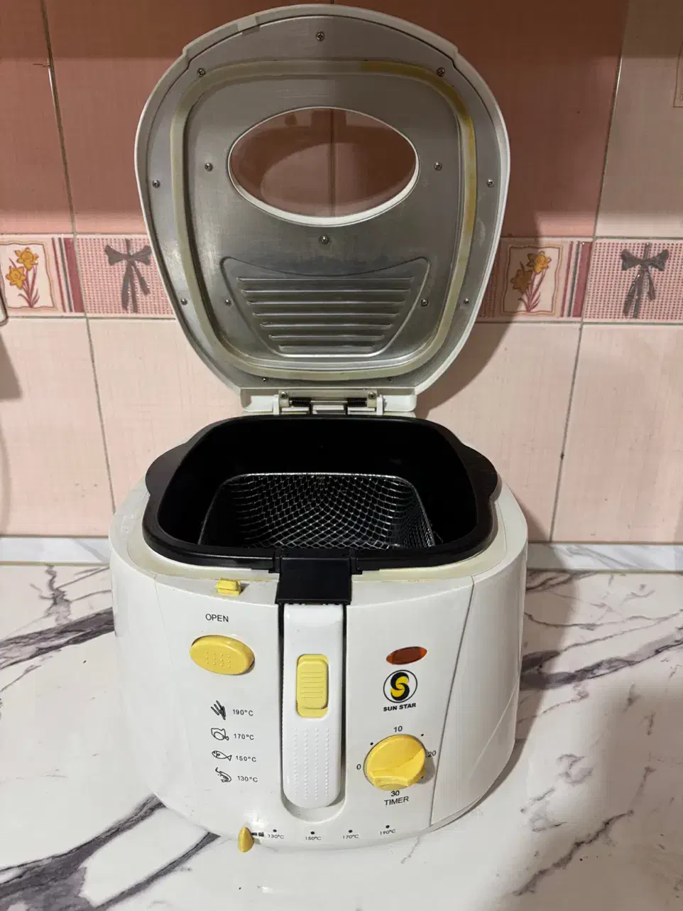 سرخ کن با روغن سان استار سایز بزرگ|اجاق گاز و لوازم برقی پختوپز|صفادشت, |دیوار