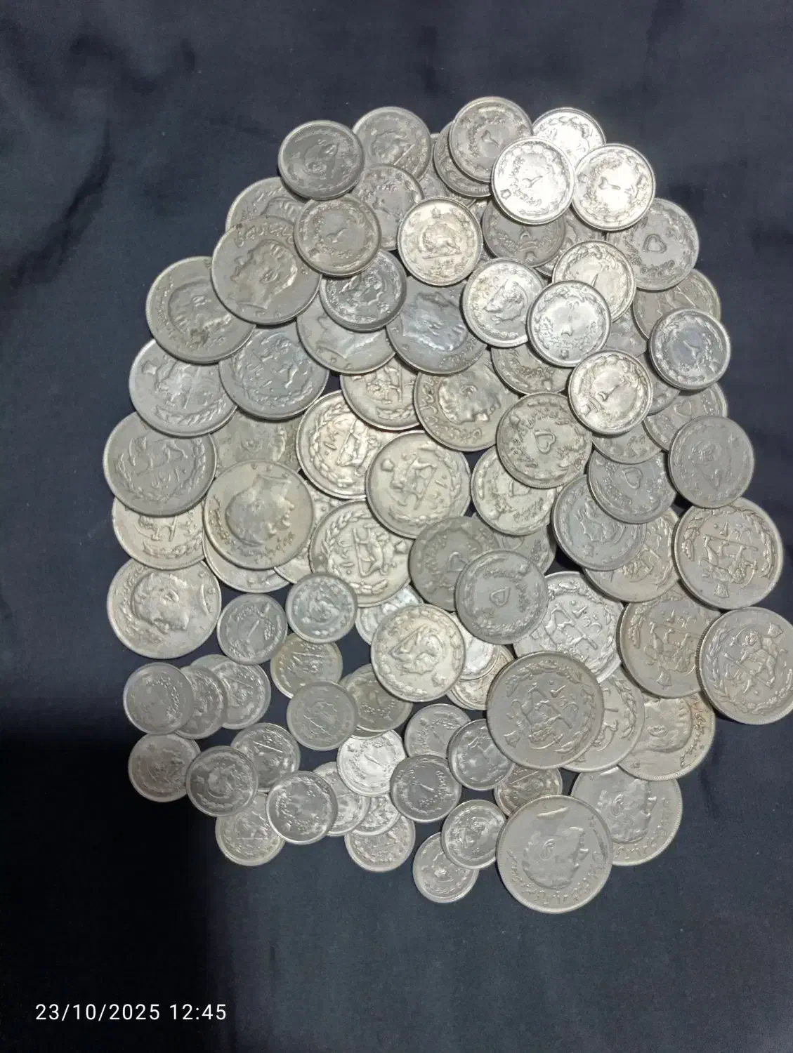 100 عدد سکه کلکسیونی شاهی پهلوی با قیمتی مفت|کلکسیون سکه، تمبر، اسکناس|بم, |دیوار