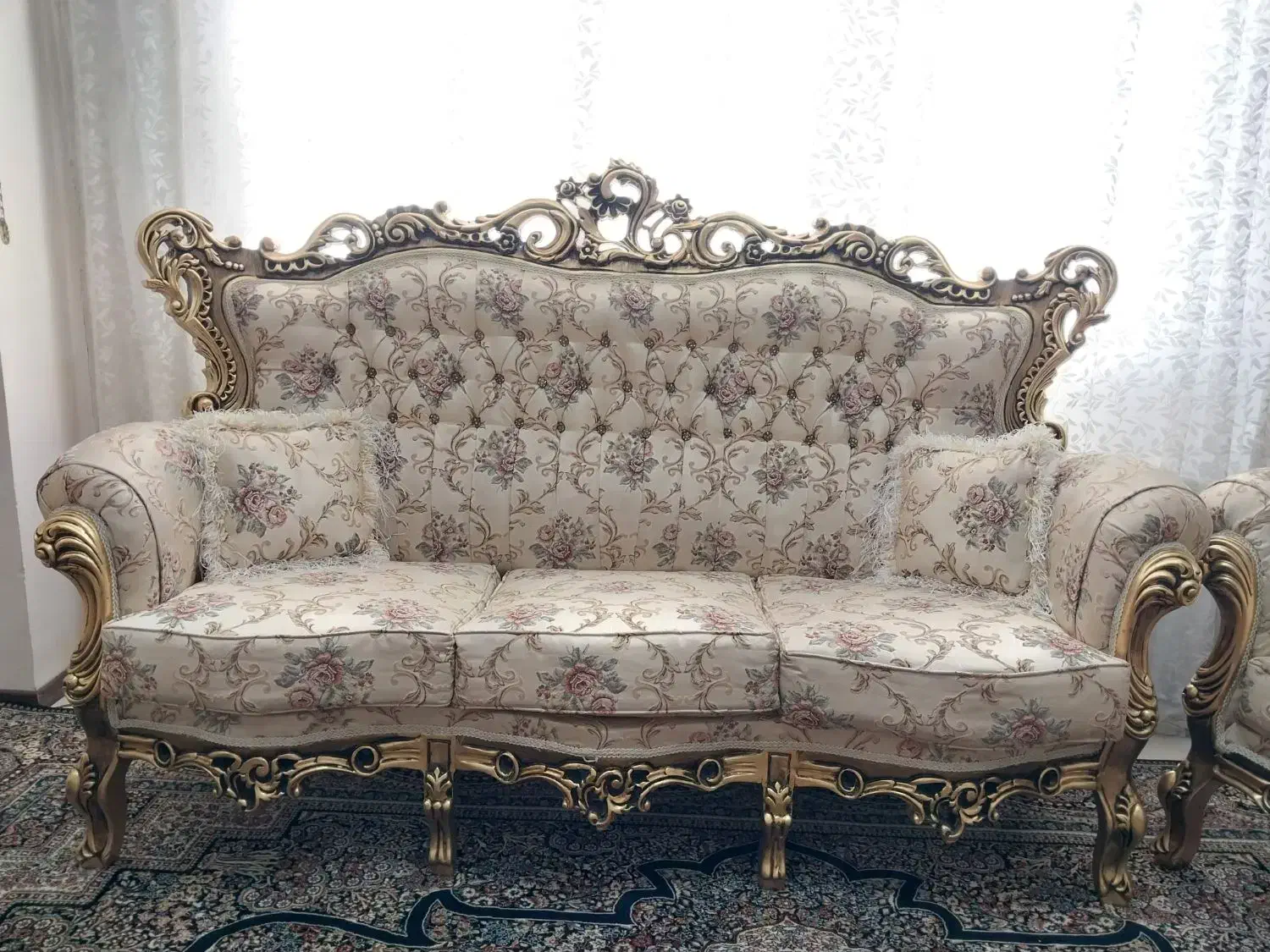 مبل سلطنتی|مبلمان خانگی و میز عسلی|زنجان, |دیوار
