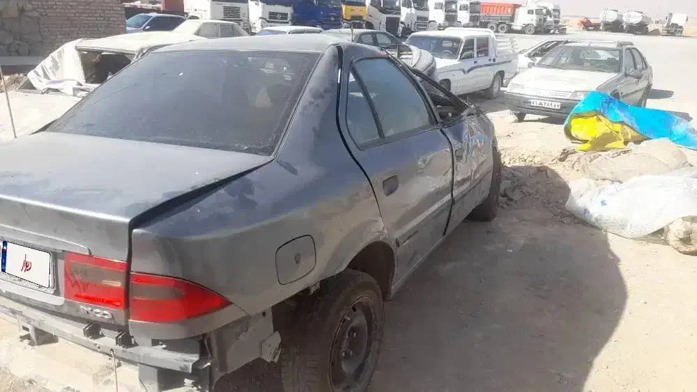 سمند دوگانه تصادفی|خودرو سواری و وانت|فولادشهر, مدیسه|دیوار