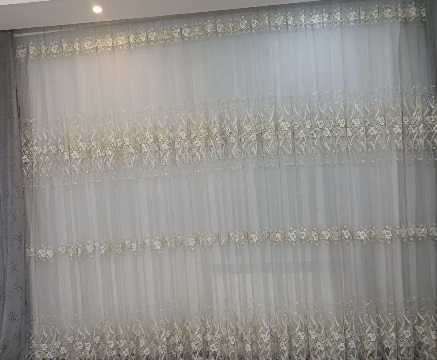 پرده توری پلیسه|پرده، رانر، رومیزی|ابهر, |دیوار