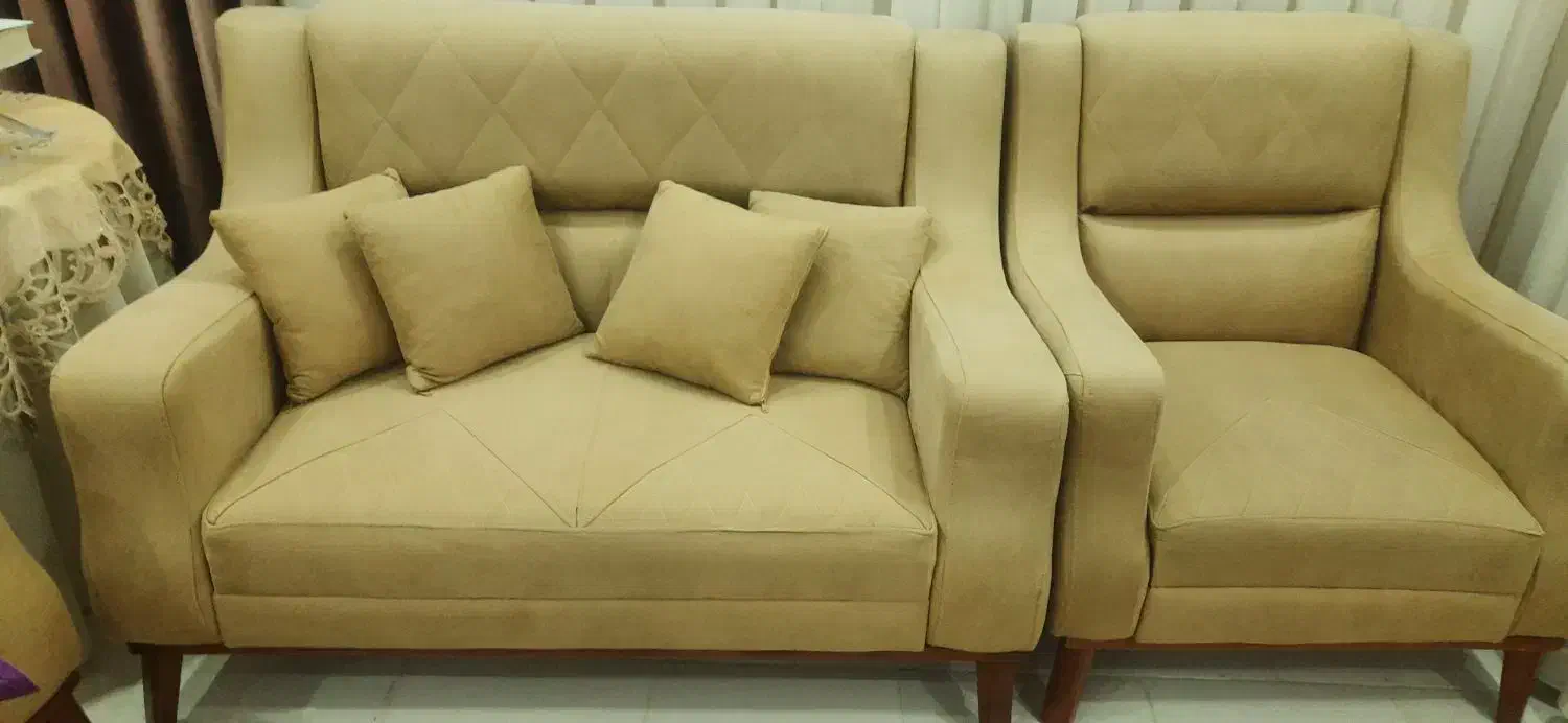 مبل راحتی ۷نفره|مبلمان خانگی و میز عسلی|محمدیه-قزوین, |دیوار