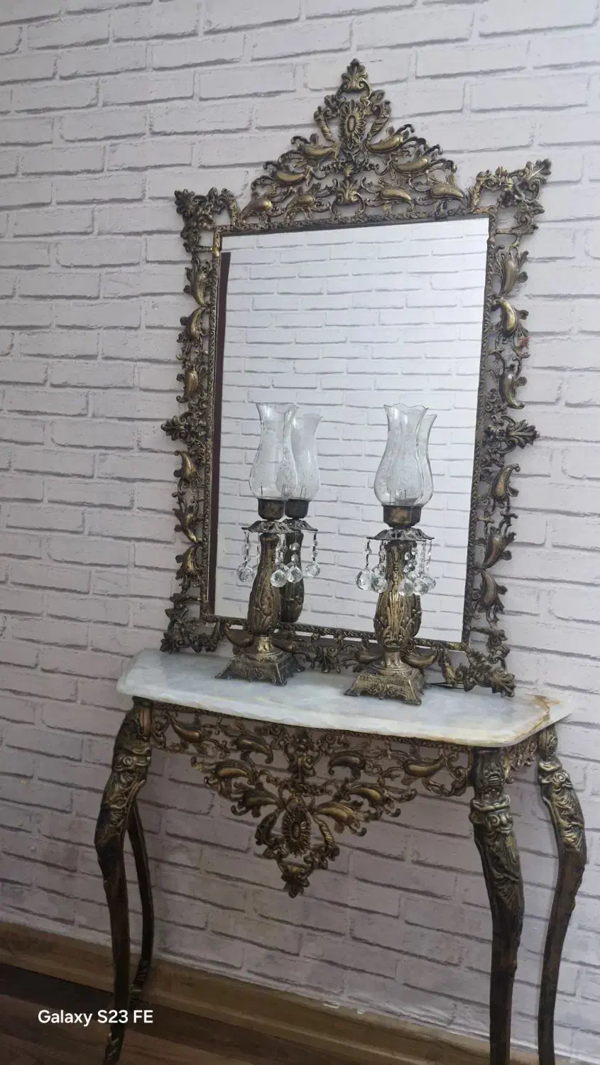 آینه و شمعدون|بوفه، ویترین، کنسول|ساری, |دیوار