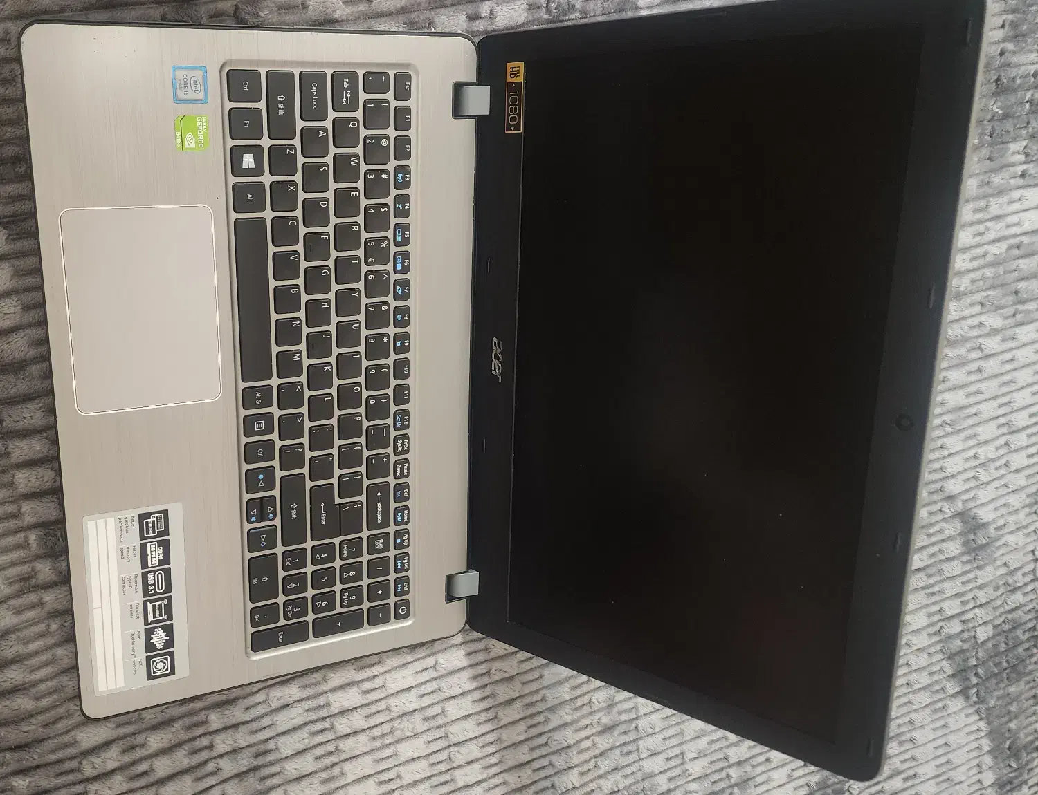فروش لپ تاب acer f15|رایانه همراه|شیراز, فرهنگ شهر|دیوار