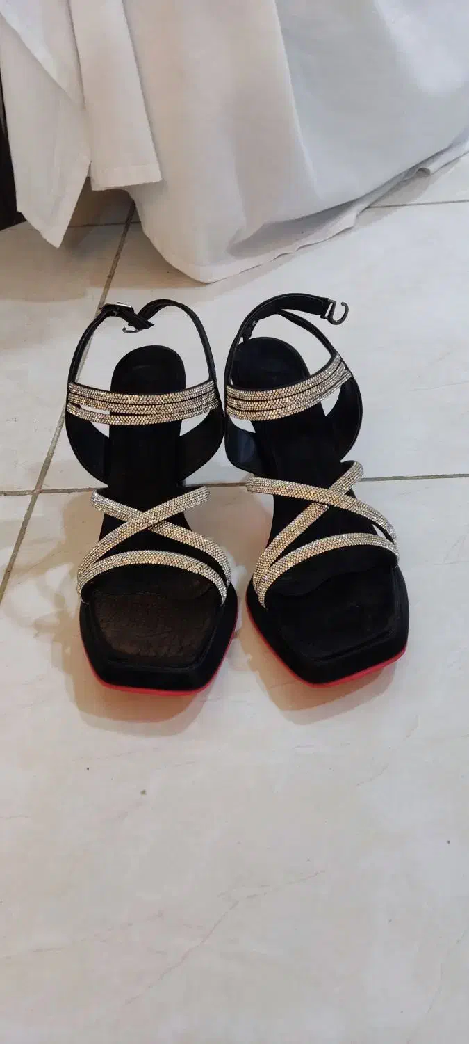 کفش مجلسی سایز ۳۸ و ۳۹|کیف، کفش، کمربند|طرقبه, |دیوار