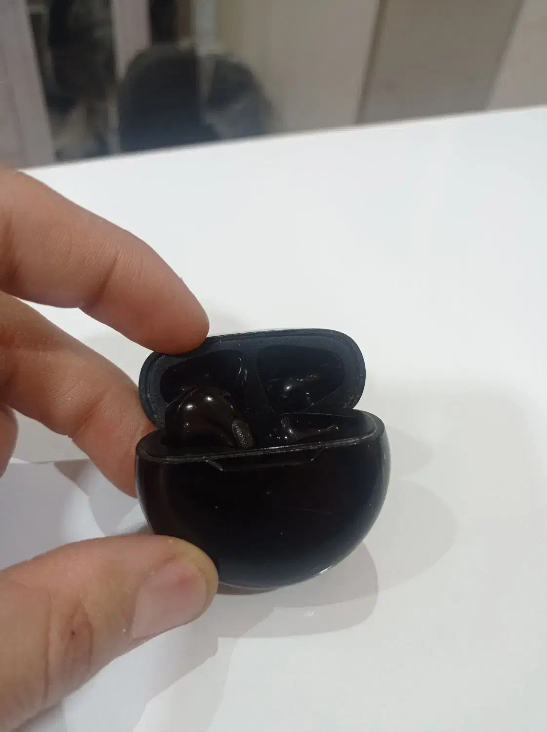 ایرپاد مشکی تک گوش|لوازم جانبی موبایل و تبلت|مشهد, سیلو|دیوار