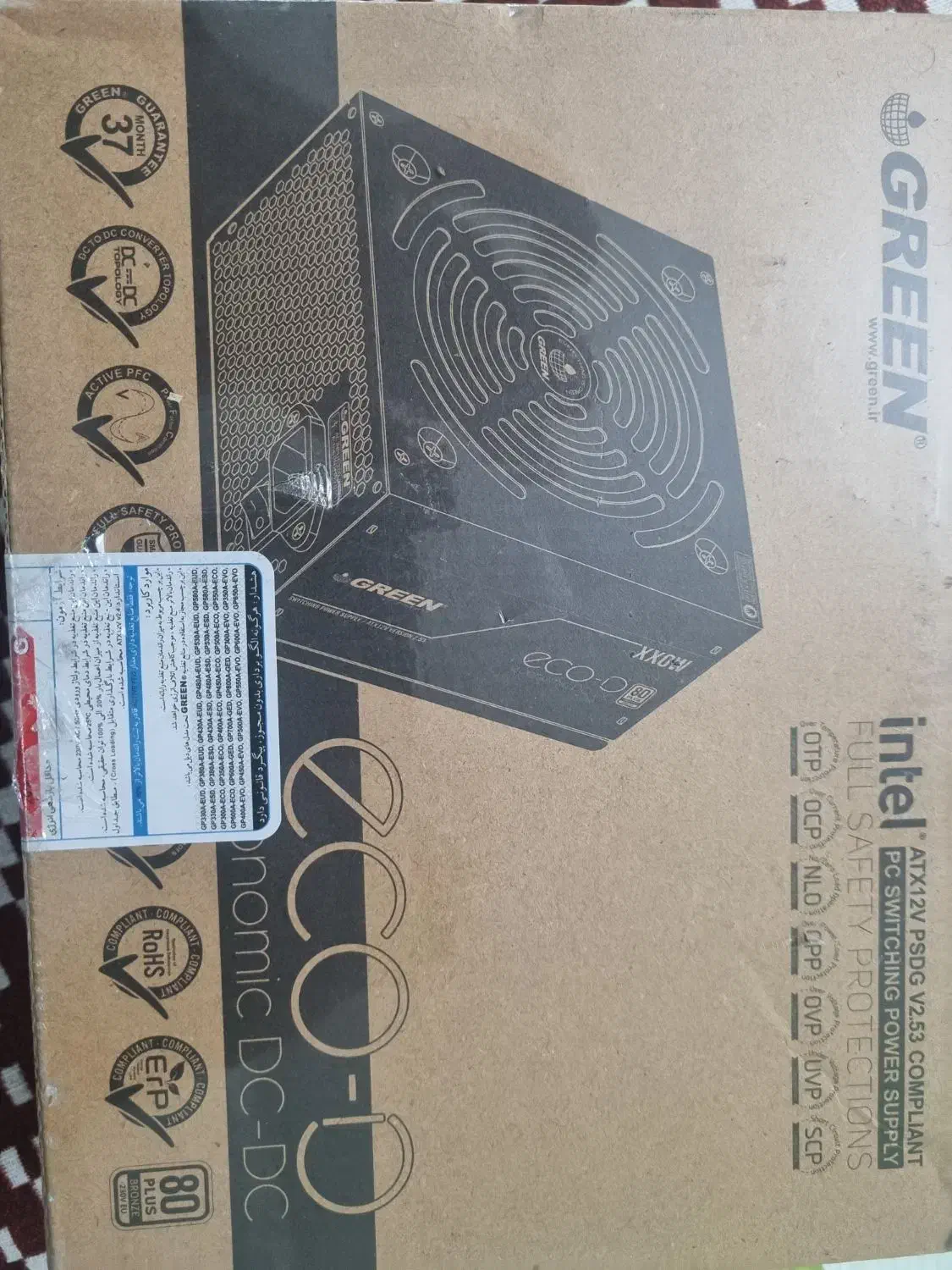 پاور 500w گرین|قطعات و لوازم جانبی رایانه|گلستان (تهران), |دیوار