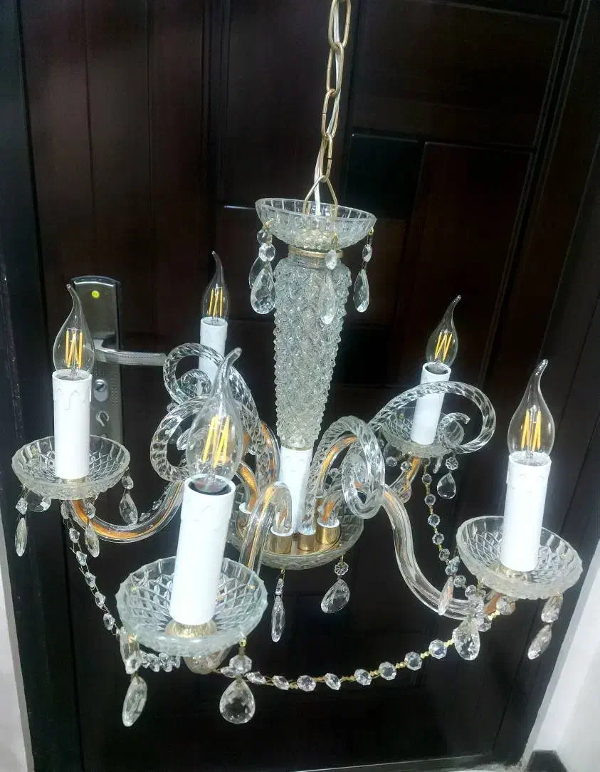 لوستر کریستال|لوستر و چراغ آویز|تهران, پرستار|دیوار