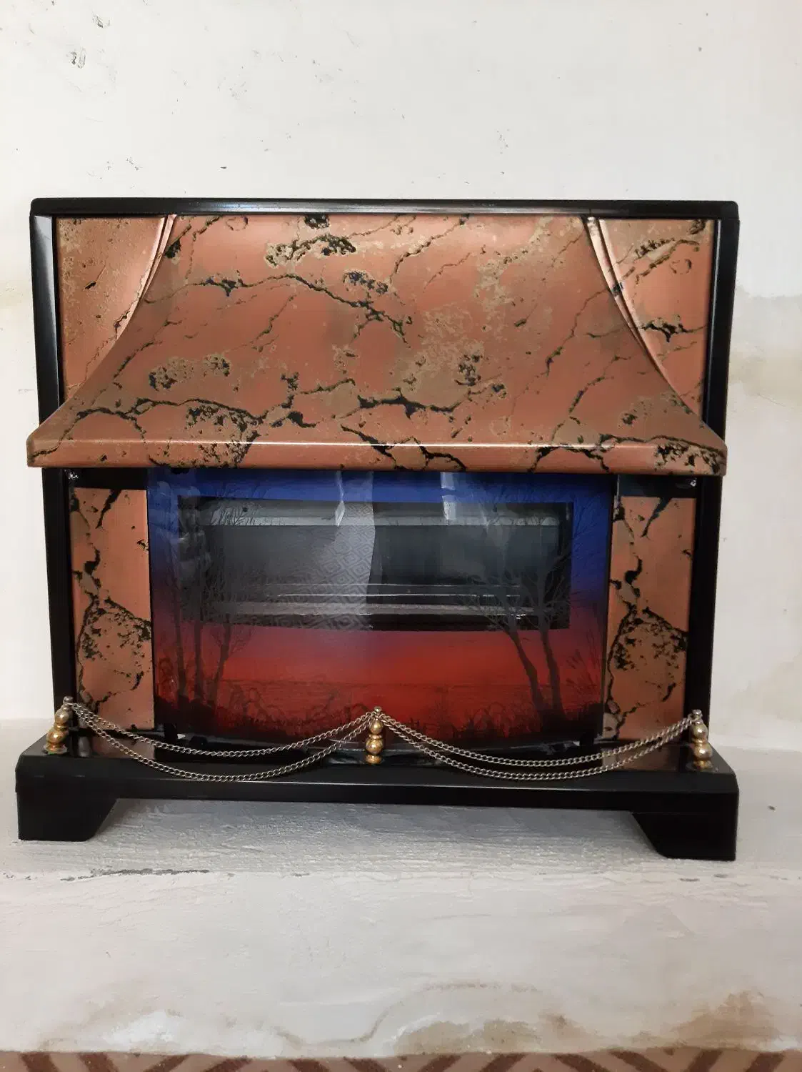 بخاری طرح شومینه|بخاری، هیتر، شومینه|شاهینشهر, گرگاب|دیوار