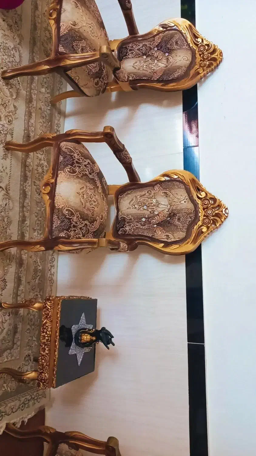 مبلمان ۷نفره سلطنتی|مبلمان خانگی و میز عسلی|سنقر, |دیوار