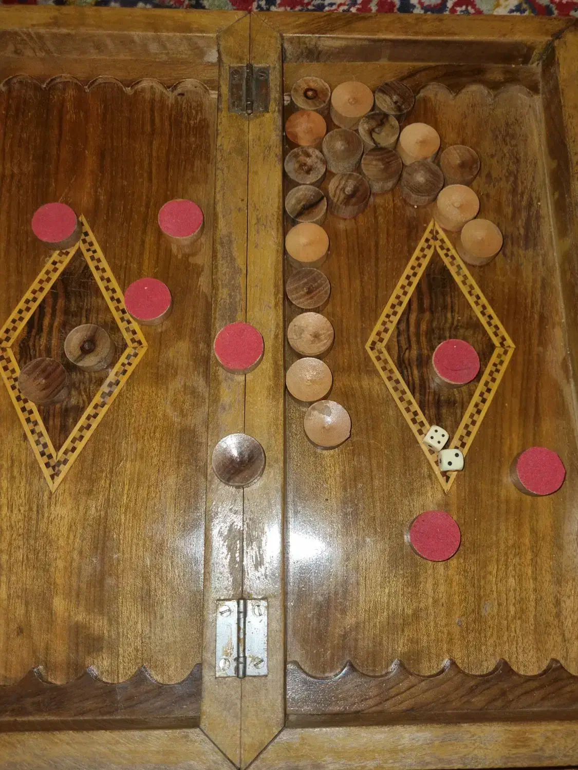 تخته نرد قدیمی|اسباب‌‌بازی|مشهد, دانشجو|دیوار