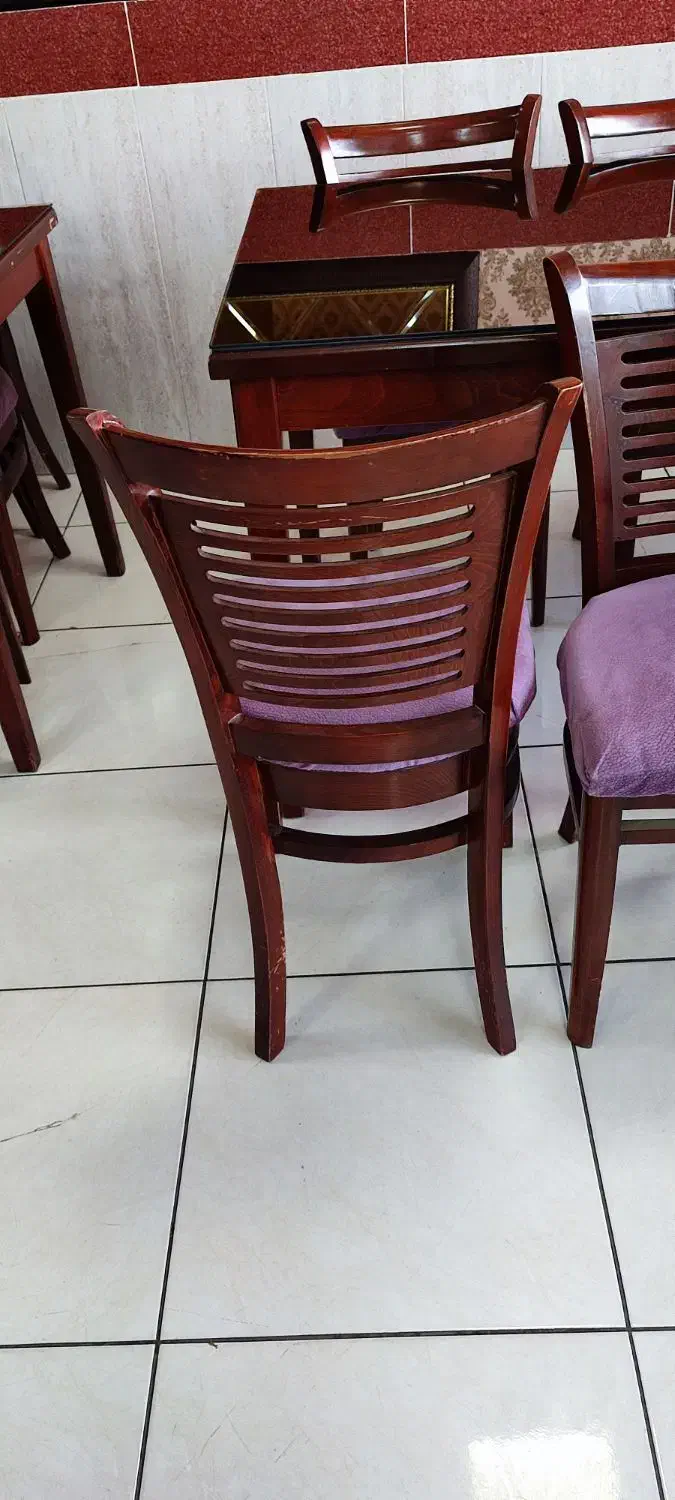 چند دست میز ناهار خوری ۴و۶نفره تمام چوب راش|میز و صندلی غذاخوری|ابهر, |دیوار