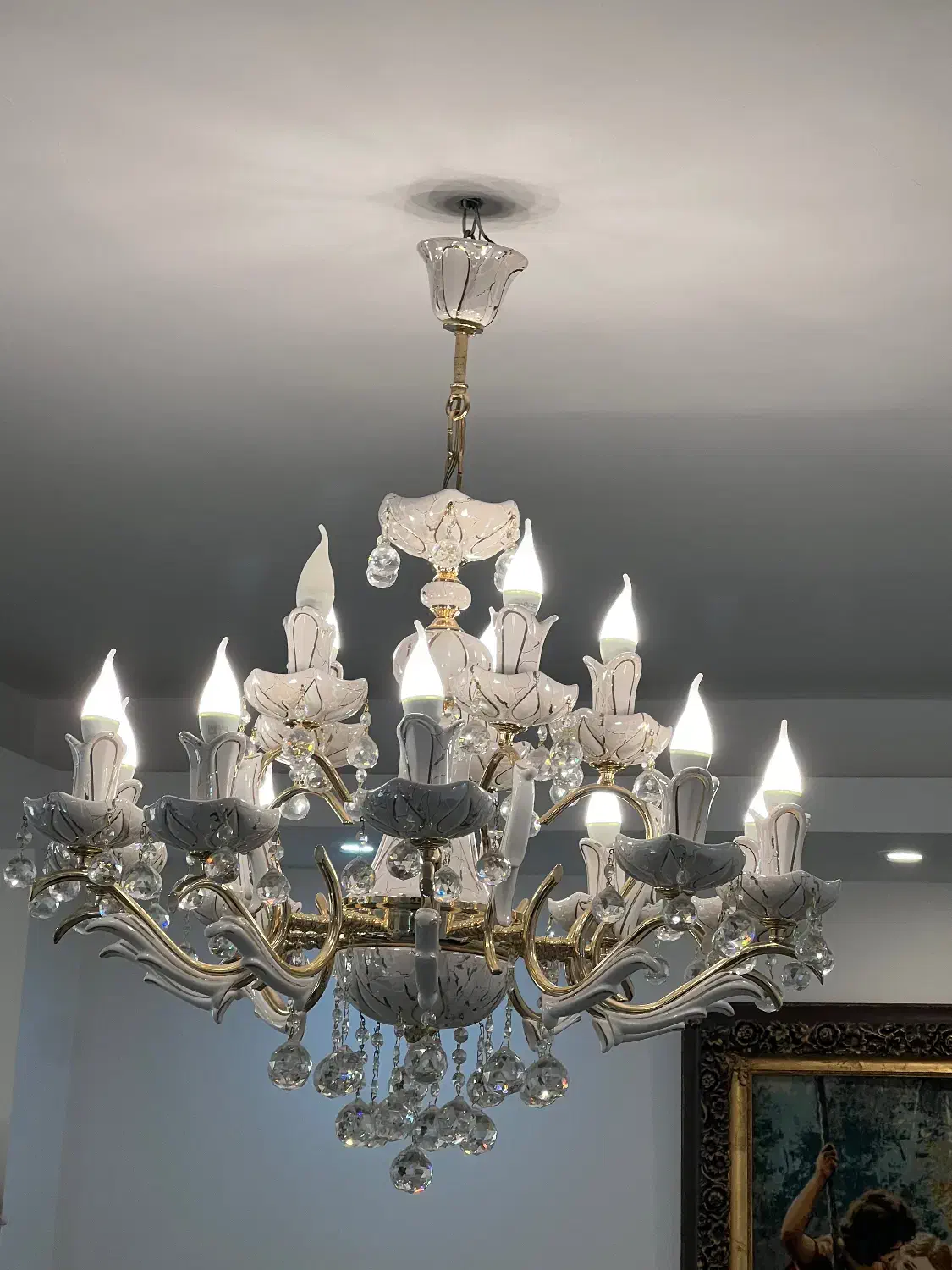 دو عدد لوستر|لوستر و چراغ آویز|تهران, جنت‌آباد جنوبی|دیوار