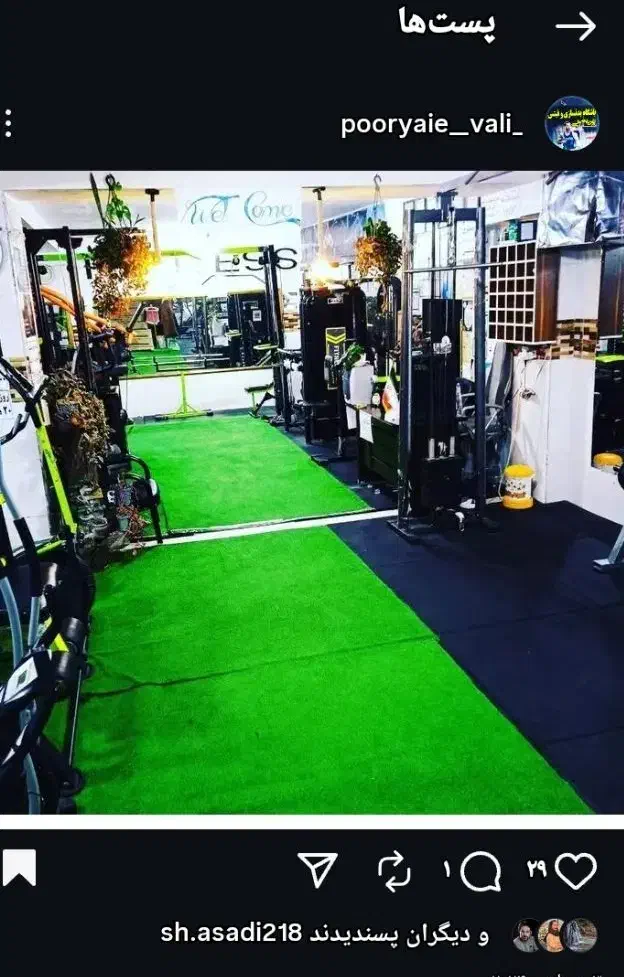 باشگاه بدنسازی و فیتنس پوریا ولی|خدمات آموزشی|قروه, |دیوار