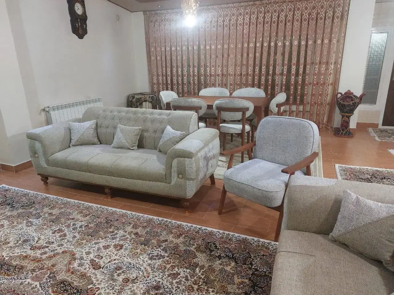 مبل اسکندری ۷نفره|مبلمان خانگی و میز عسلی|مشکین‌دشت, |دیوار