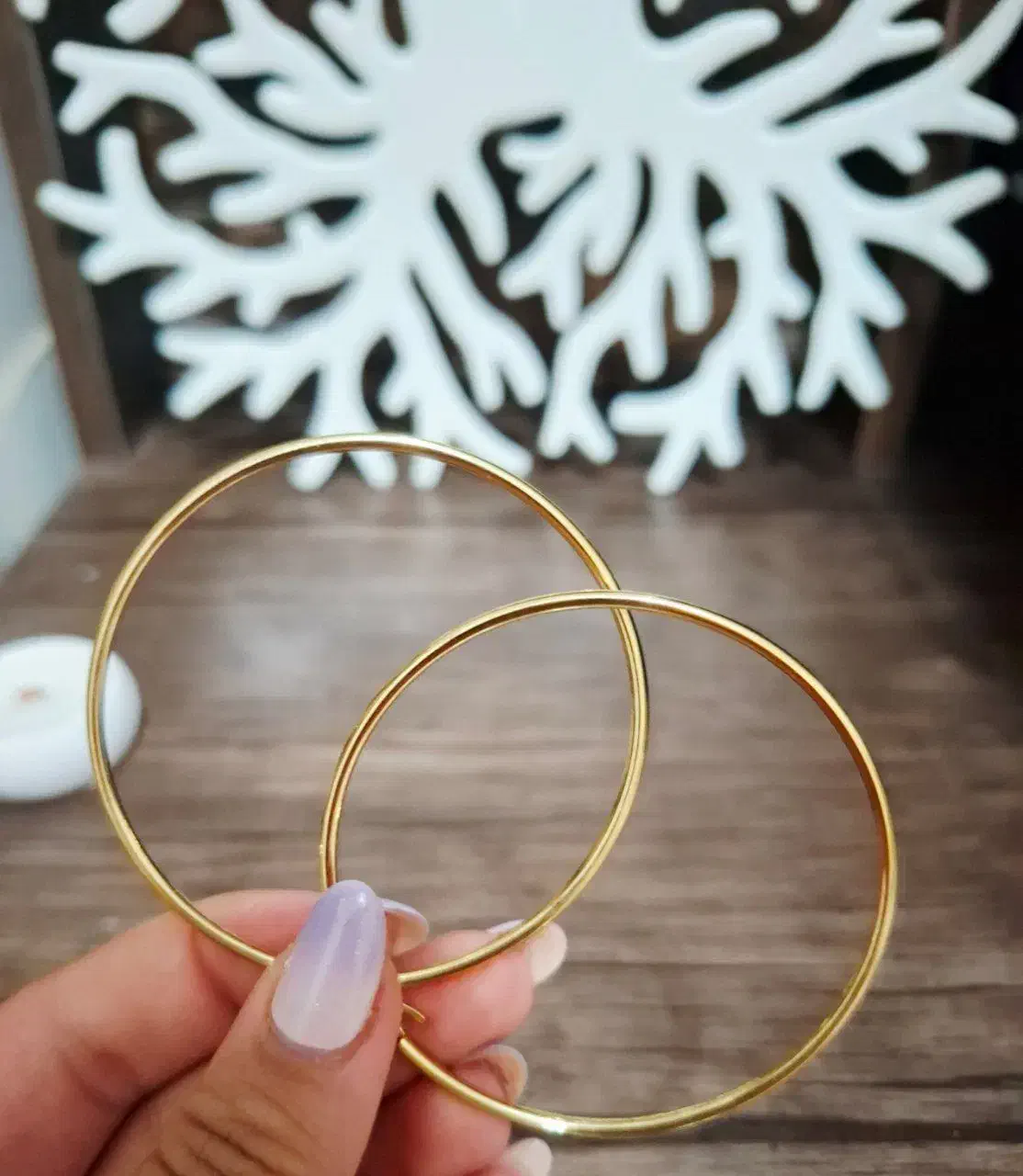 گوشواره حلقه ای طلایی استیل|بدلیجات|شیراز, کلاهدوز|دیوار