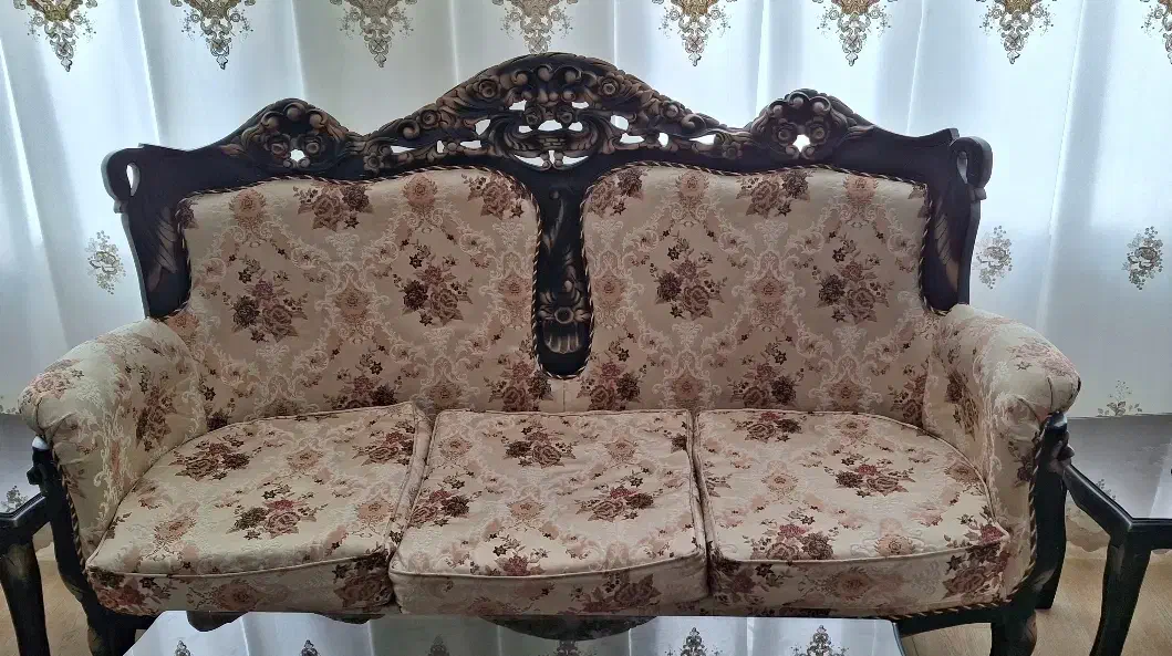 مبل نیمه سلطنتی ۹ نفره|مبلمان خانگی و میز عسلی|مرند, |دیوار