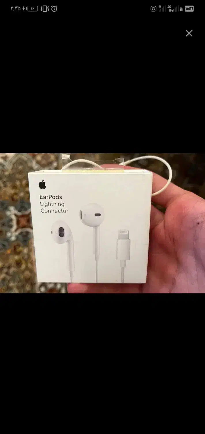 هنذفری آیفون اورژینال|لوازم جانبی موبایل و تبلت|بیرجند, |دیوار