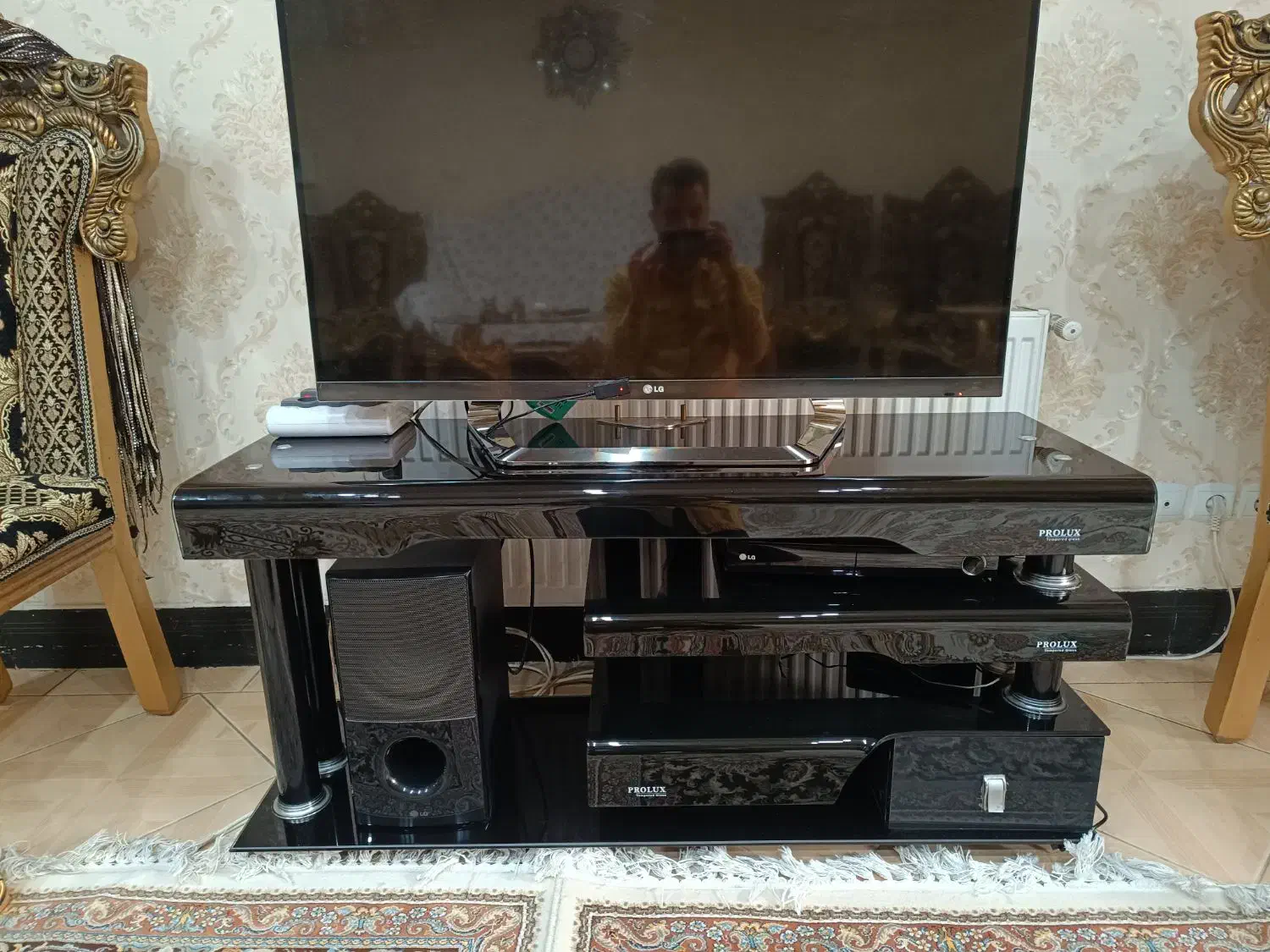 میز led|میز تلویزیون|فولادشهر, C3|دیوار