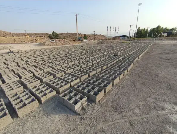 بلوک زنی نادر لنگانی|مصالح و تجهیزات ساختمان|پلدختر, |دیوار