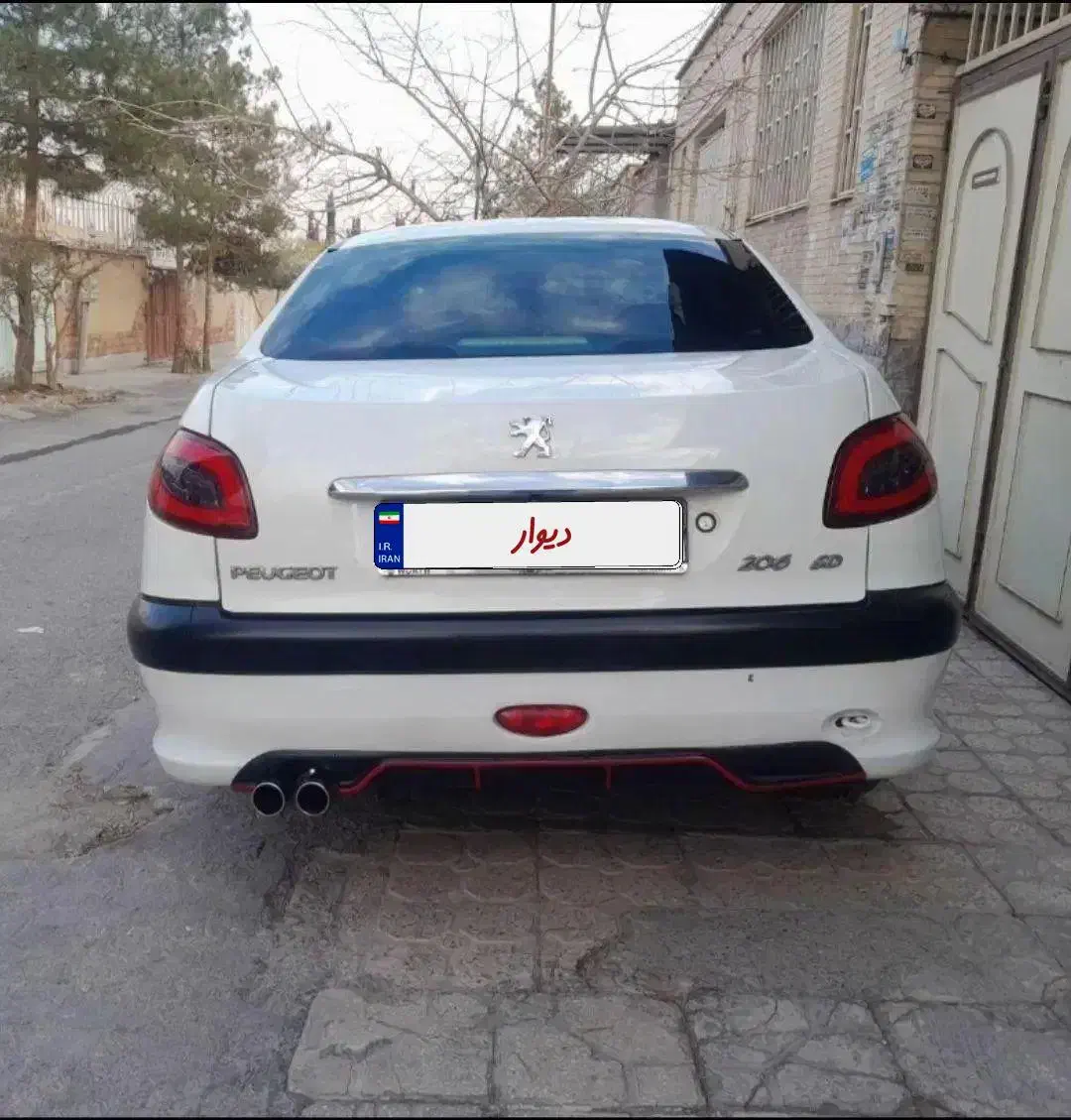 ۲۰۶ sdمدل۸۸ تمیز|خودرو سواری و وانت|فولادشهر, B6|دیوار