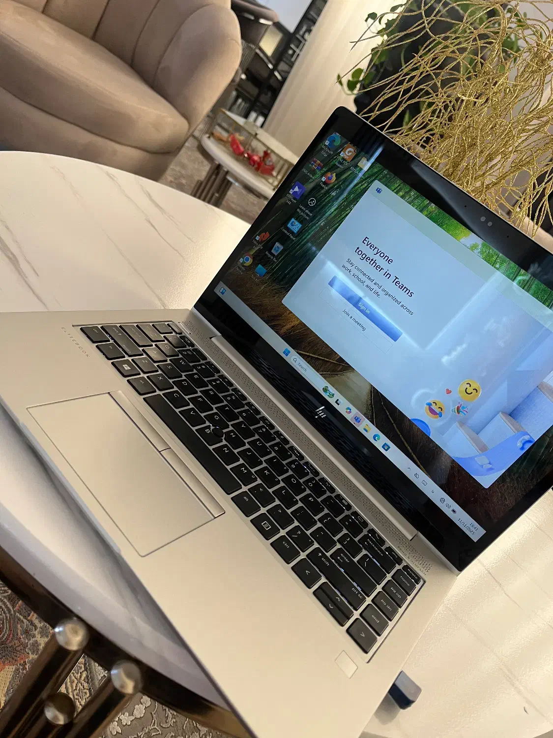 لپ  تاب hpصفحه لمسیelite book|رایانه همراه|خرم‌آباد, |دیوار