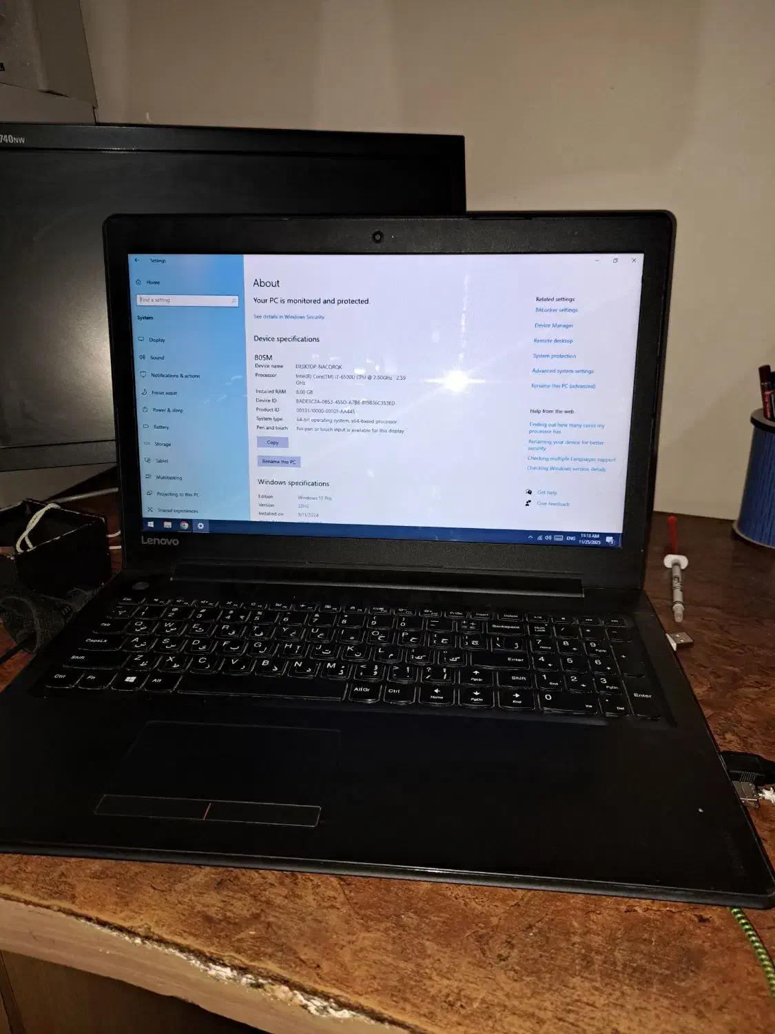 لپ تاپ لنوو  گرافیک دار|رایانه همراه|خمین, |دیوار