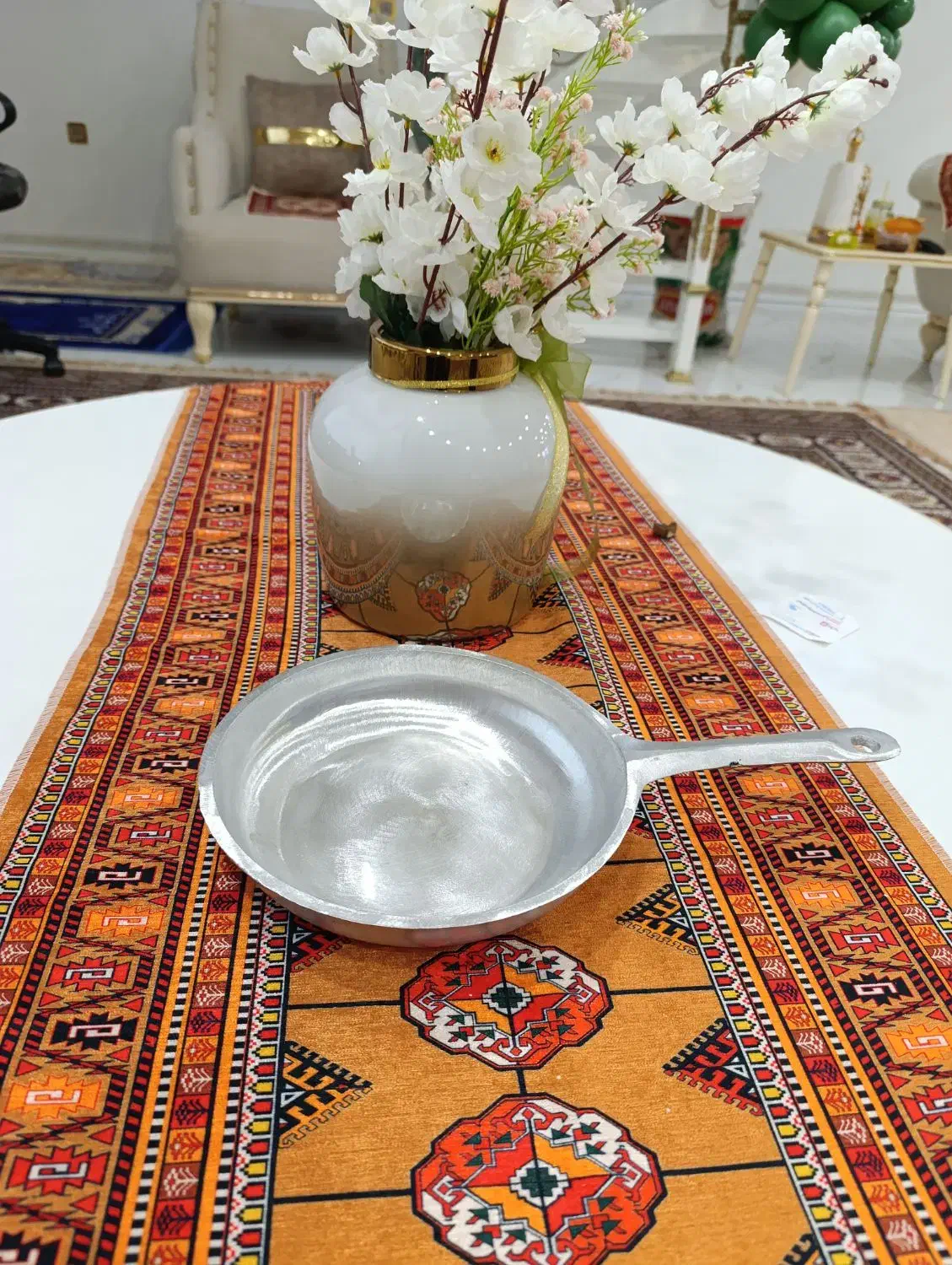 قازن های ترکمنستانی در ده سایز انواع ماهی تابه|ظروف پخت‌وپز|گنبد کاووس, |دیوار