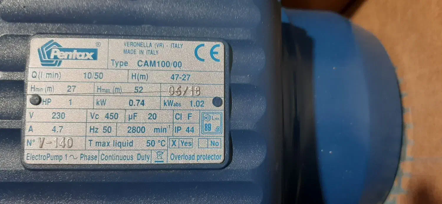 پمپ اصل پنتاکس ایتالیایی|مصالح و تجهیزات ساختمان|محمدشهر, محمدشهر|دیوار