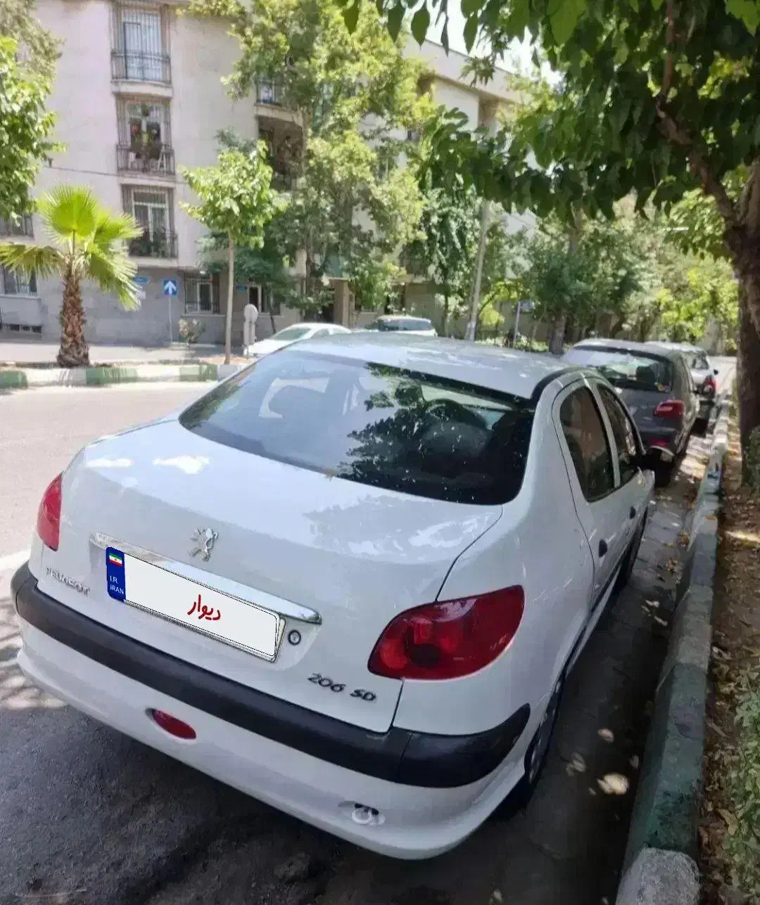 پژو 206 v8 درجه یک|خودرو سواری و وانت|جیرفت, |دیوار