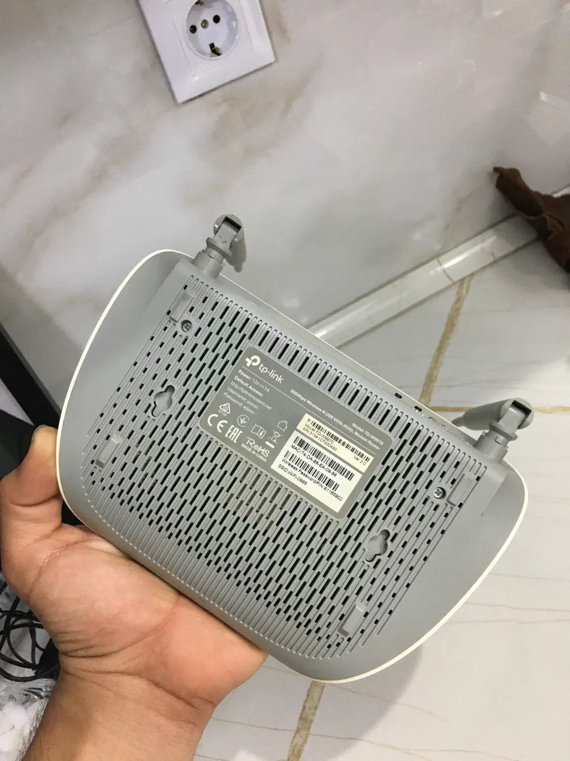 مودم tplink w9970|مودم و تجهیزات شبکه|اسلامشهر, مطهری|دیوار