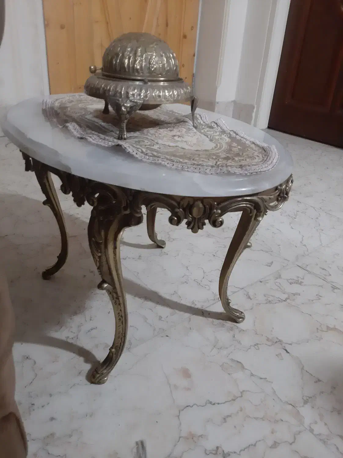 میز عسلی سنگی برنز|مبلمان خانگی و میز عسلی|تهران, سعادت‌آباد|دیوار