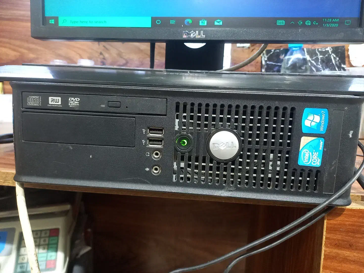 کیس و مانیتور DELL دل هستن|رایانه رومیزی|نسیمشهر, |دیوار