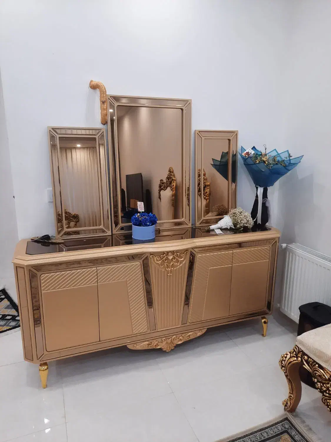 آینه کنسول جا کفشی میز tv|بوفه، ویترین، کنسول|محمدشهر, ولدآباد|دیوار
