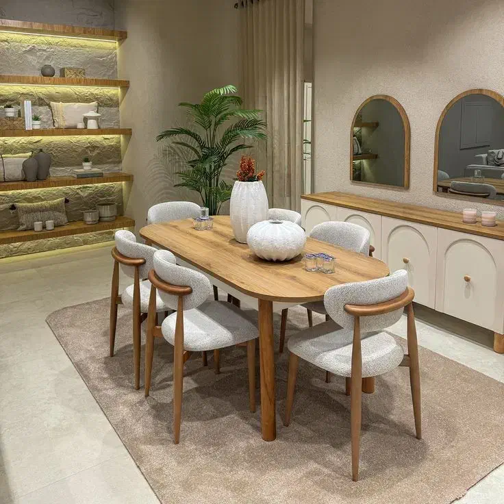 میز ناهار خوری پرنس ((۶نفره مدرن ))|میز و صندلی غذاخوری|اصفهان, جلالیه|دیوار