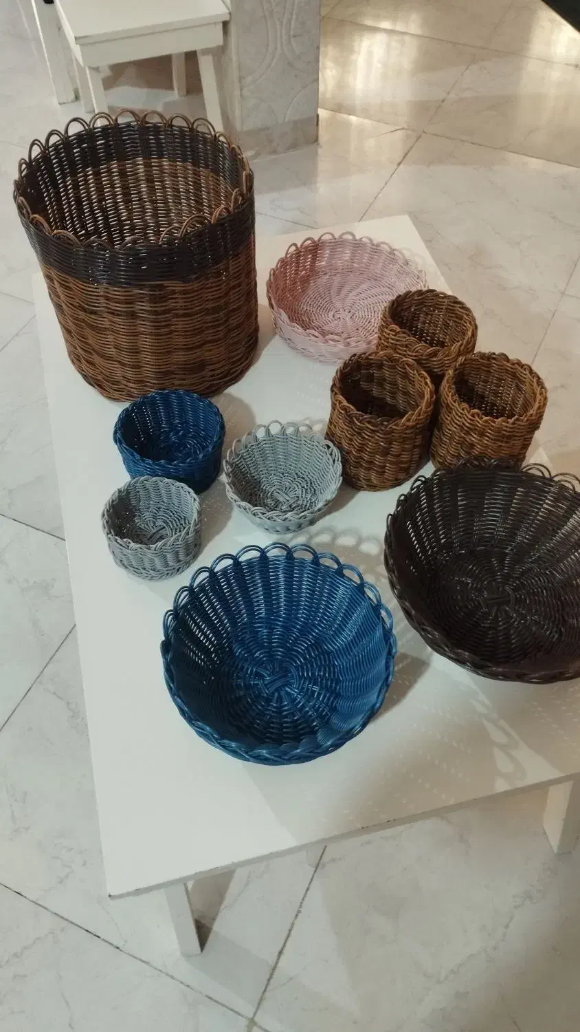 سبدهای حصیری|صنایع دستی و سایر لوازم تزئینی|ساوه, |دیوار