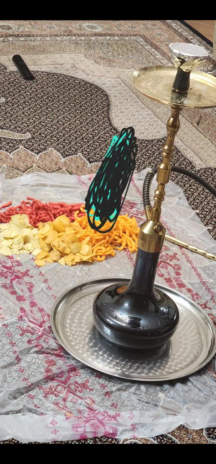 قلیان بزرگ طرح کرنو و کیف+قلیان چوبی دوسیب و کیف|کوهنوردی و کمپینگ|شیراز, ارم|دیوار