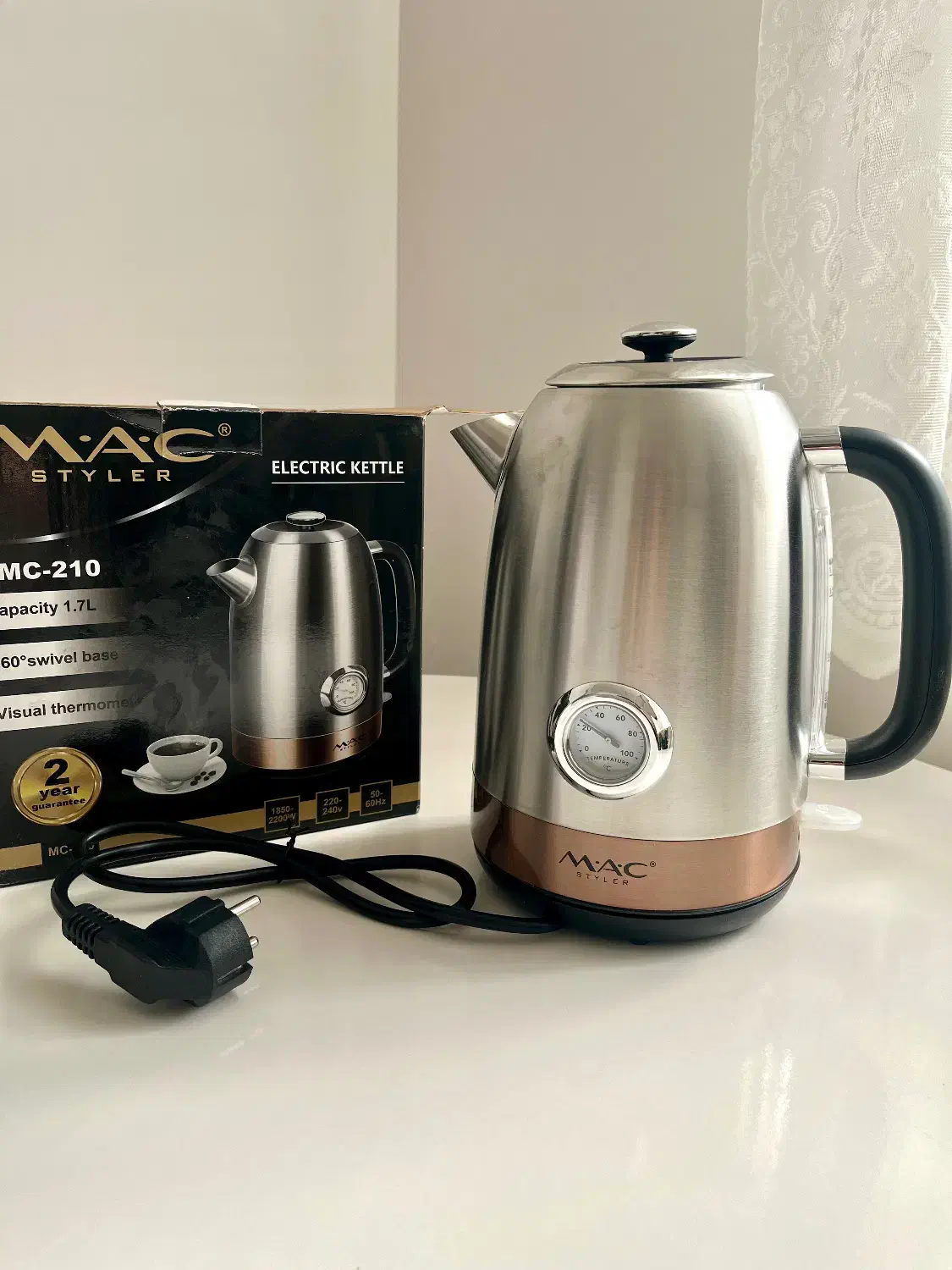 کتری برقی مک‌استایلر|سماور، چای‌ساز، قهوه‌ساز|قم, شهر قائم|دیوار