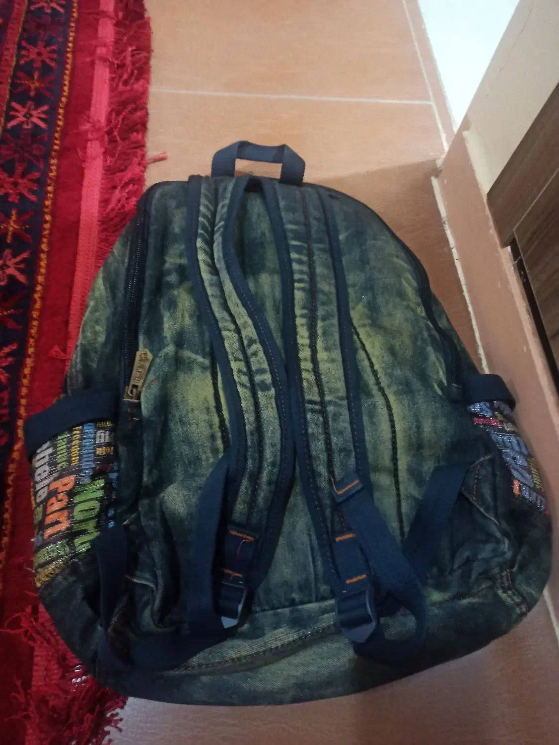 کوله بسیار شیک جین|کیف، کفش، کمربند|اهواز, گلستان|دیوار