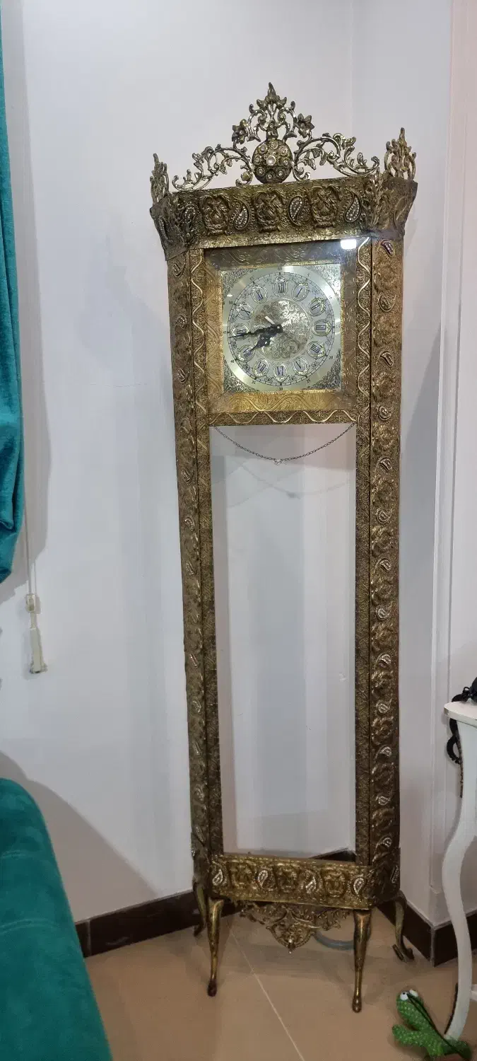 ست بوفه و ساعت جنس برنج|بوفه، ویترین، کنسول|قائم‌شهر, |دیوار