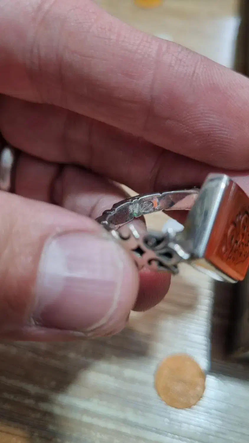 انگشت نقره کار دست|زیورآلات و اکسسوری|تهران, تختی|دیوار