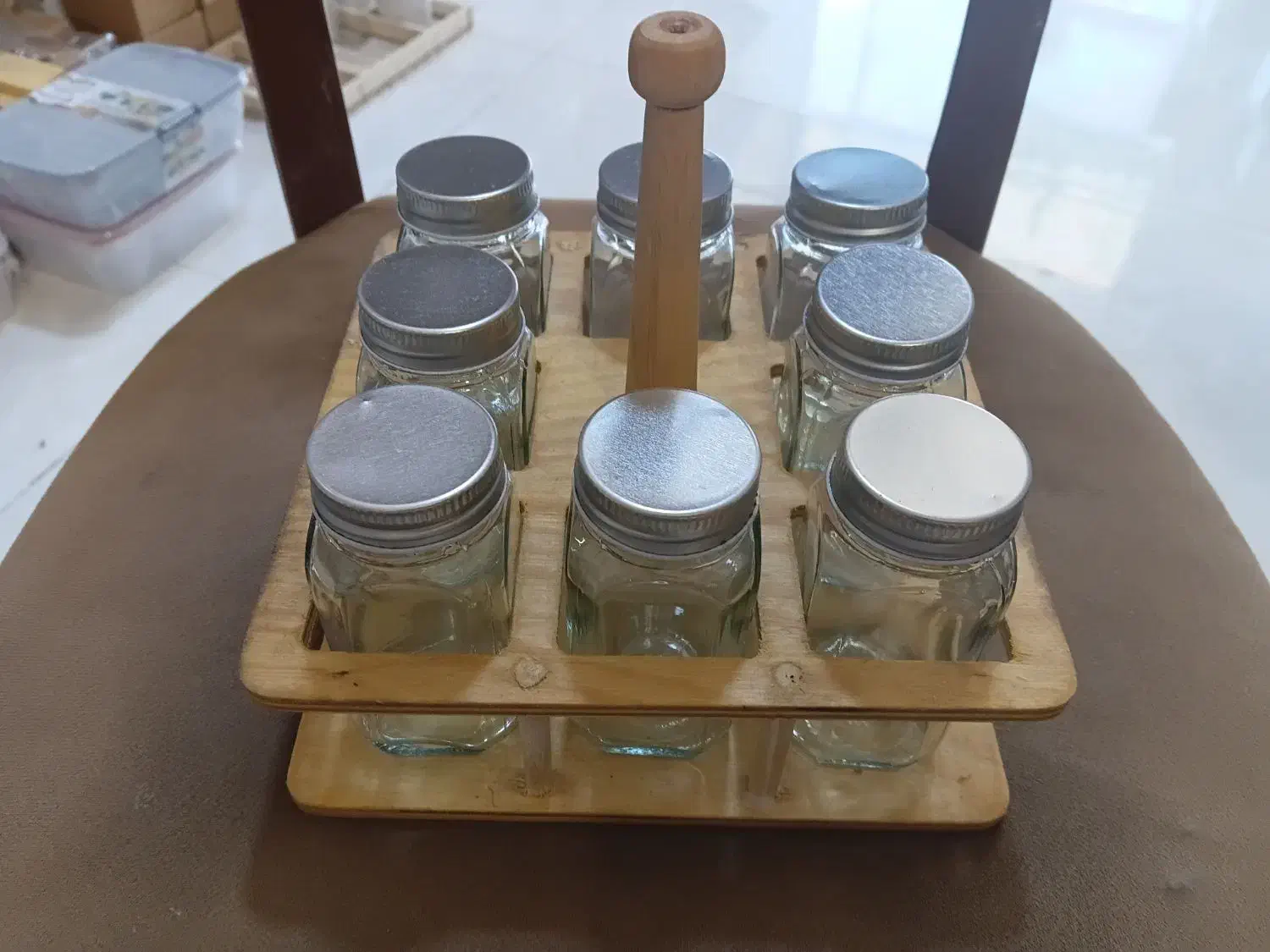 جا ادویه|ظروف نگهدارنده، پلاستیکی، یک‌بارمصرف|دهگلان, |دیوار