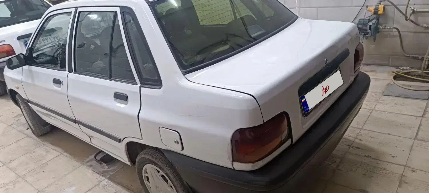 پراید سفید دوگانه کارخانه|خودرو سواری و وانت|نیشابور, کریم آباد|دیوار