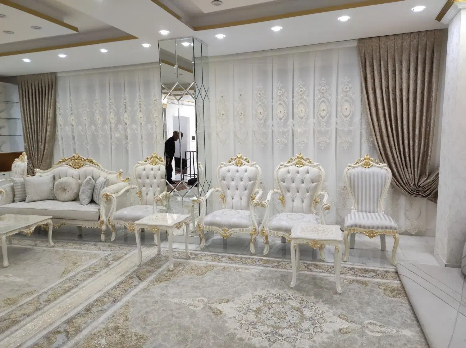 پرده سلطنتی مدرن|پرده، رانر، رومیزی|ارومیه, |دیوار