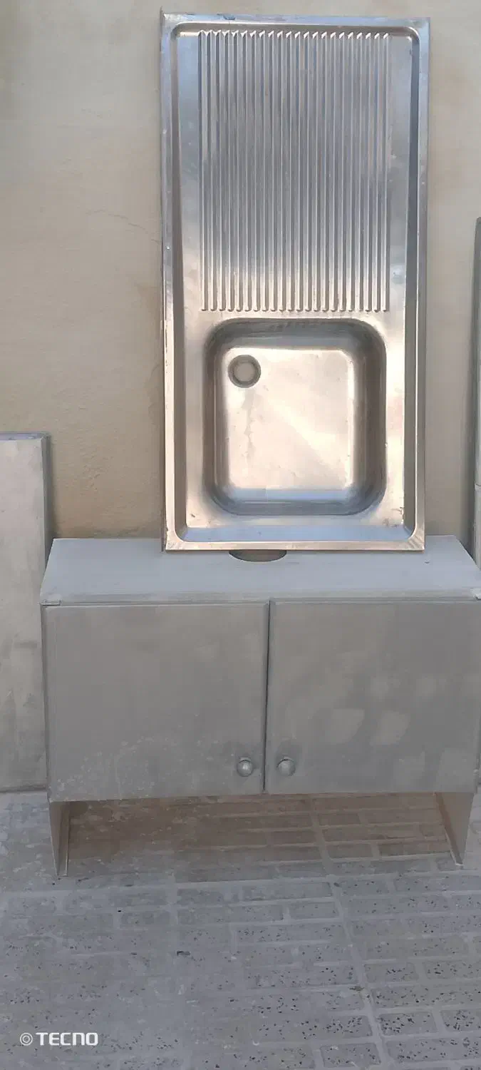 سینک و کابینت سالم تمیز و سنگ مرمر اوپن|مصالح و تجهیزات ساختمان|گنبد کاووس, |دیوار